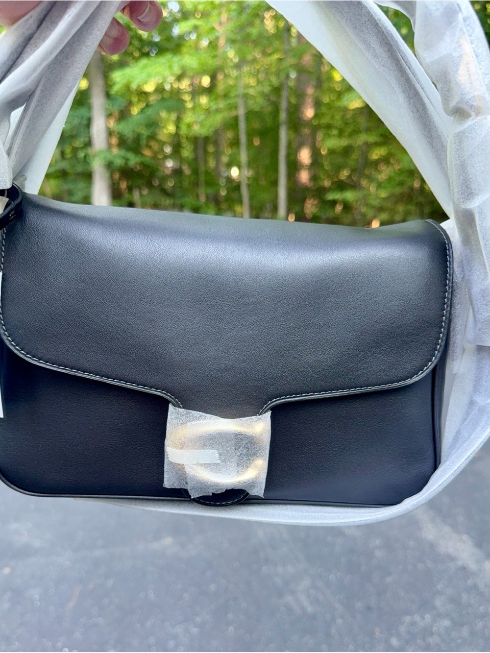 Coach Tabby Black soft Leather Shoulder Bag - Picture 3 of 16